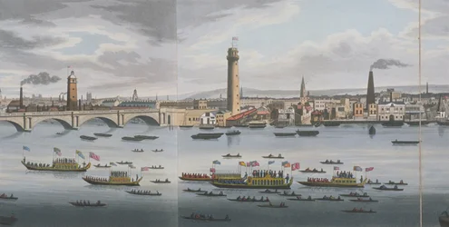 Panorama of the River Thames, from the Adelphi
